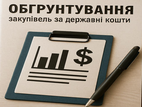 Обрґунтовання закупівель за державні кошти